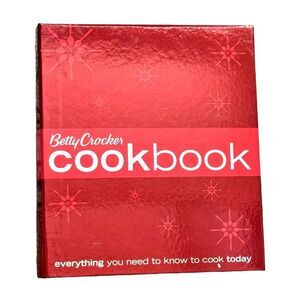Betty Crocker Spiral-Bound Cookbook. Recipe Book. Kitchen. Home.